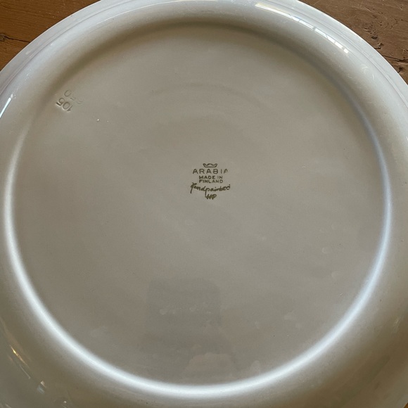 Green Thistle Round Platter - Picture 8 of 10